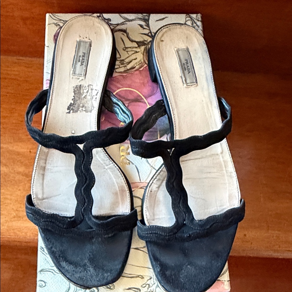 Prada Black Women's Sandals